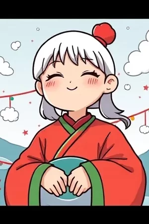 墨色邮差漫画封面，骑着单车的邮差穿过水墨街巷