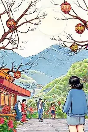 晨昏档案剧集海报，档案室铁架上排列的牛皮纸卷宗