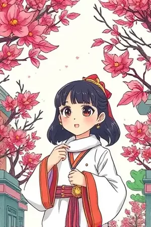 巷口放映机漫画封面，巷口白墙上的老式放映机光柱