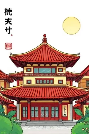 雾港拾光剧集海报，清晨海港旧货铺的木门与自行车